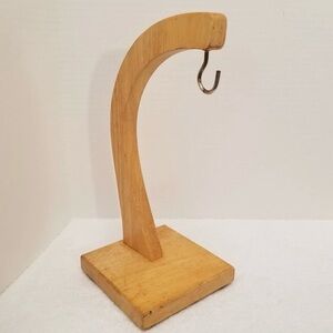 Vintage Kamenstein Wood Banana Holder Stand Retro Countertop Fruit Kitchen Decor